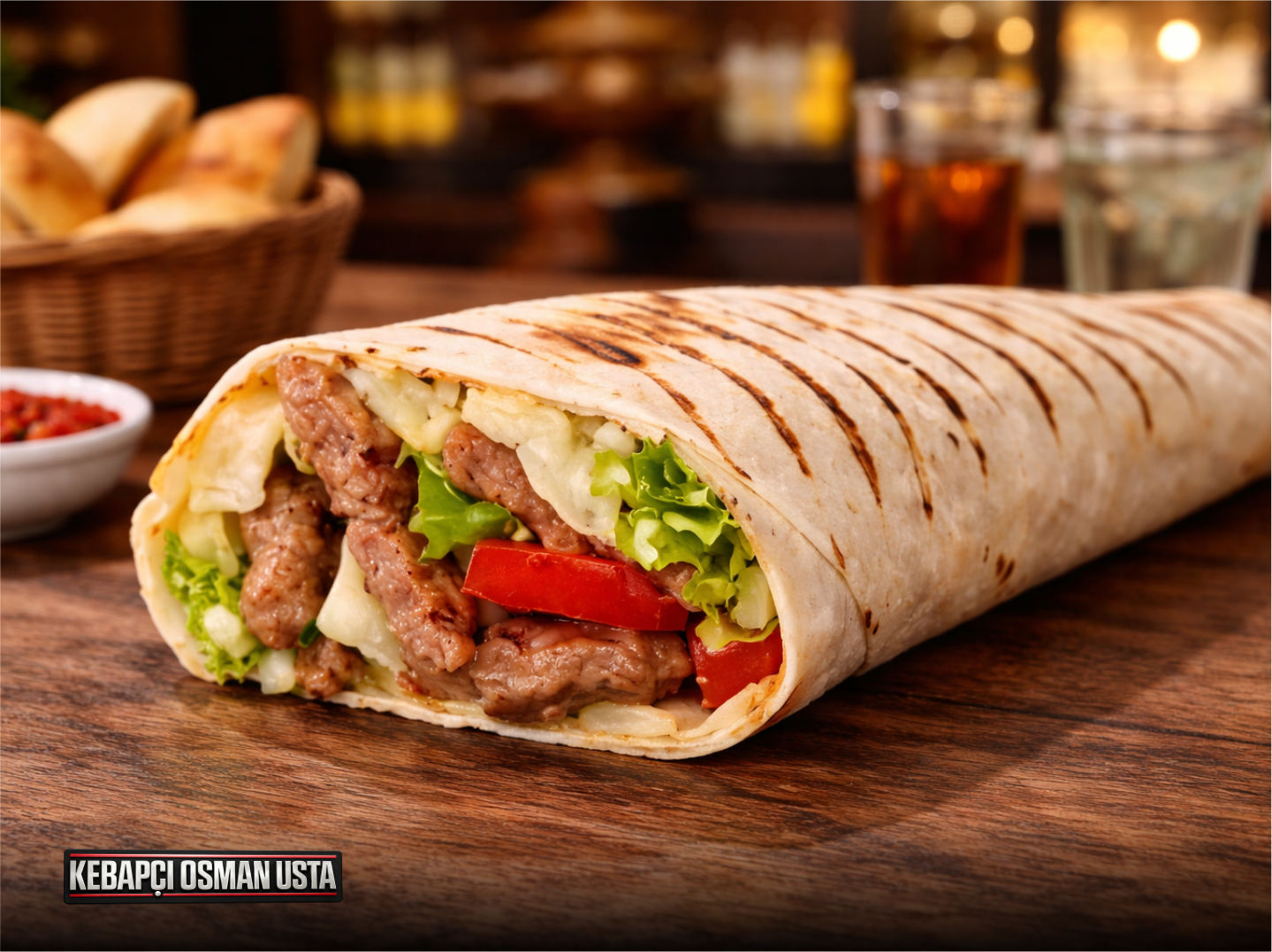 Kaşarlı Sucuklu Dürüm